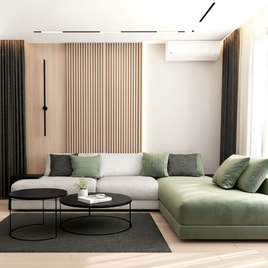 интериорен дизайн в зелено